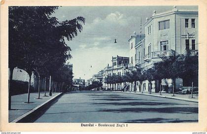 ALBANIA - Durres - Boulevard Zog.