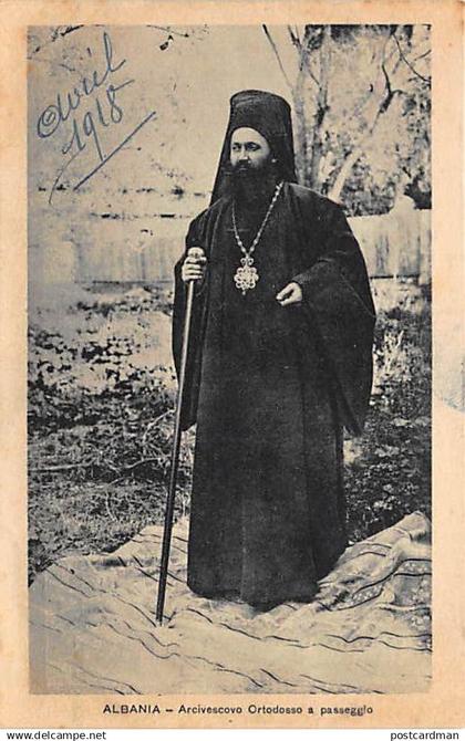 ALBANIA - The Orthodox archbishop.