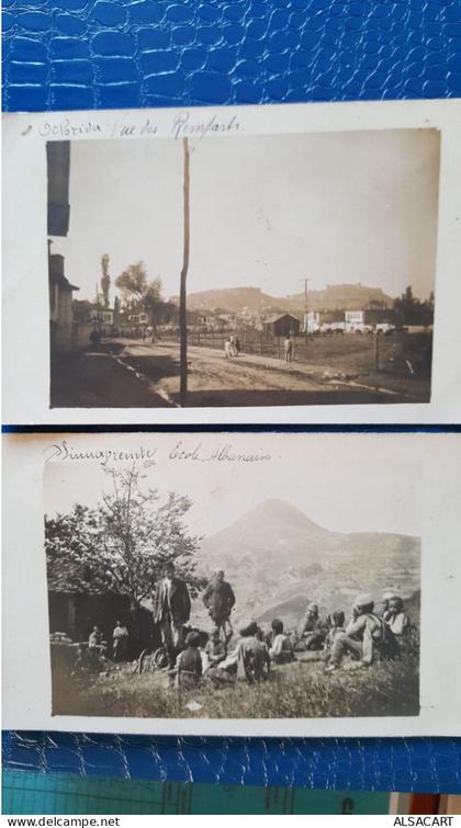 2 cartes photo albanie?  ochrida,