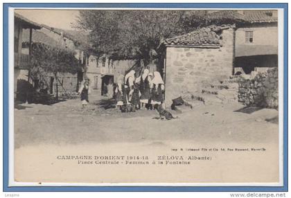 ALBANIE -- Zélova - Place centrale