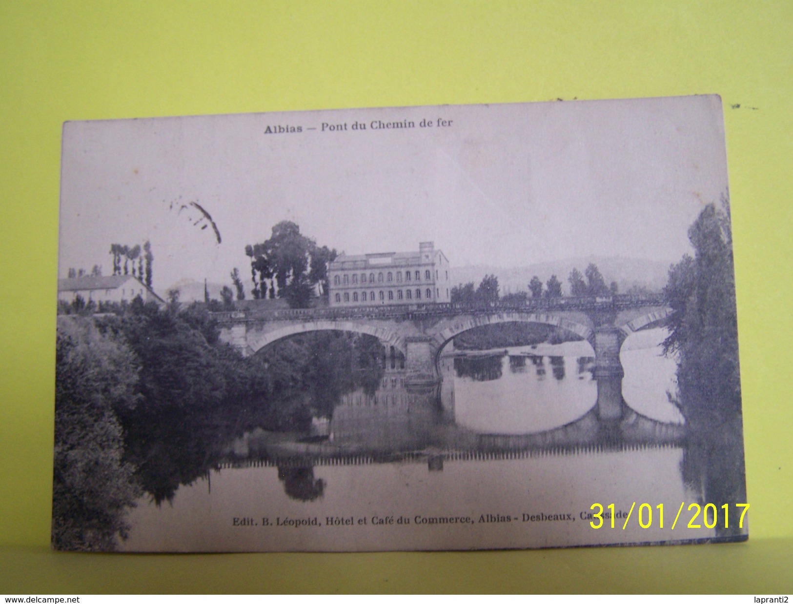 ALBIAS (TARN ET GARONNE) PONT DU CHEMIN DE FER