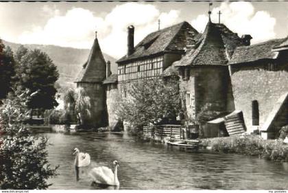 70109809 Weissenburg Weissenburg Weiher ungelaufen ca. 1955