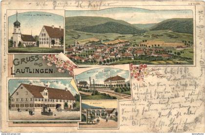 Gruss aus Lautlingen - Litho - Albstadt