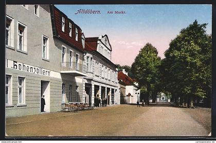 AK Altdöbern, Hotel Hohenzollern am Markt