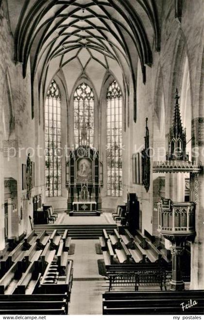 73043234 Ansbach Mittelfranken St Johanniskirche Inneres Ansbach Mittelfranken