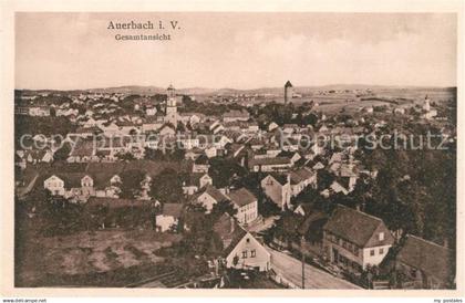 43055052 Auerbach Vogtland Stadtpanorama