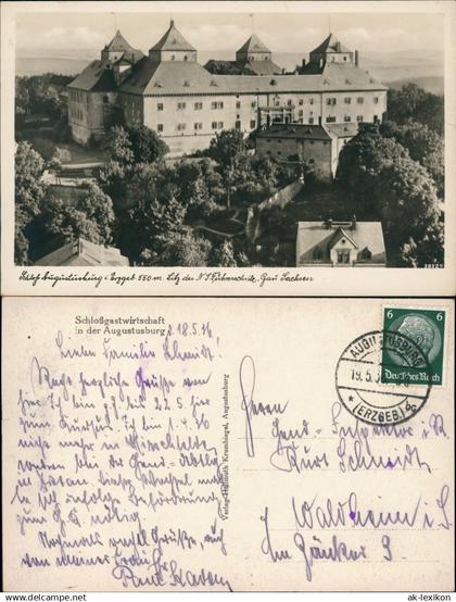 Ansichtskarte Augustusburg Erzgebirge Augustusburg 1936