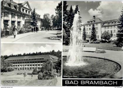 70633680 Bad Brambach Bad Brambach Vogtlandhaus Julius Fucik Haus Joliot Curie H