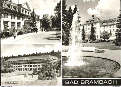 70925235 Bad Brambach Bad Brambach Julius Fucik Haus Vogltlandhaus Springbrunnen