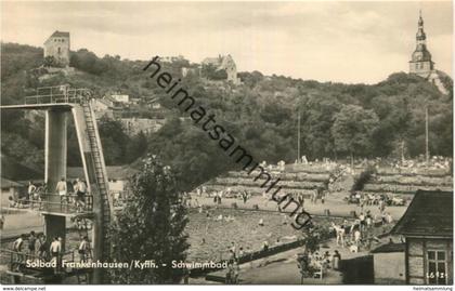 Bad Frankenhausen - Schwimmbad - Foto-AK - Verlag Kurt Görtz Frankenhausen