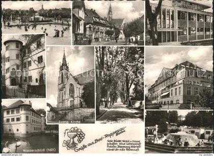 72220220 Bad Rappenau Sanatorium Wasserschloss Evangelische Kirche Bad Rappenau