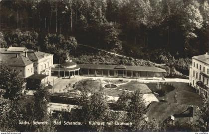 70893433 Bad Schandau Bad Schandau Kurhaus Brunnen * Bad Schandau