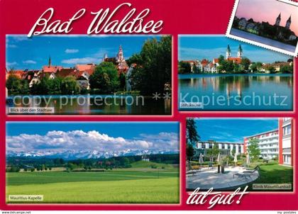 73233439 Waldsee Bad Stiftskirche Stadtsee Klinik Maximilianbad Waldsee Bad