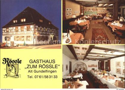 71832720 Gundelfingen Breisgau Gasthaus zum Roessle