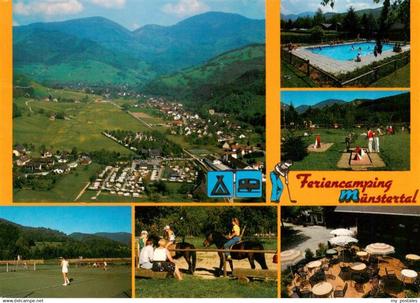 73929628 Muenstertal  Schwarzwald Fliegeraufnahme Feriencamping Muenstertal Frei