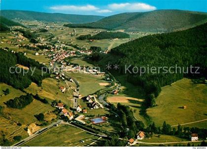 73046830 Baiersbronn Schwarzwald Mitteltal Fliegeraufnahme Baiersbronn