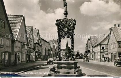 43489630 Springe Deister Marktplatz Marktbrunnen Springe Deister