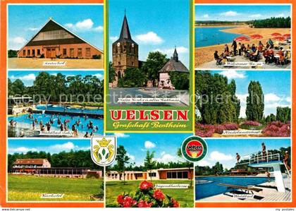 72762626 Uelsen Refor. Kirche altes Rathasu Jugendherberge Kurhotel Wilsumer Ber