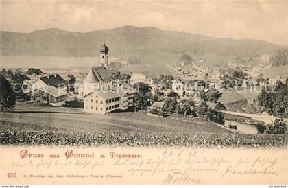 43216212 Gmund Tegernsee Panorama Gmund Tegernsee