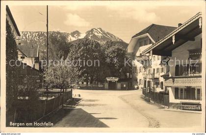 71678589 Bergen Chiemgau Ortsstrasse Hochfelln Chiemgauer Alpen