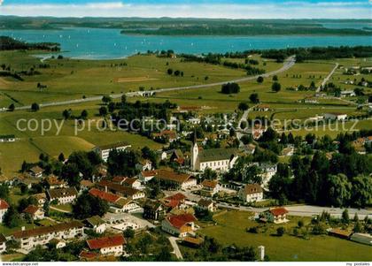 73109020 Bernau Chiemsee Fliegeraufnahme Bernau