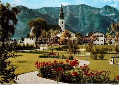 73133045 Inzell Kurparkanlagen Kirche Rauschberg Chiemgauer Alpen