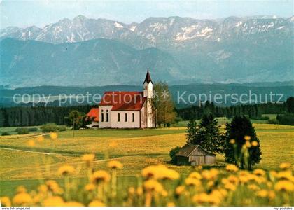 Aitrang Gnadenkapelle St Alban Alpenpanorama