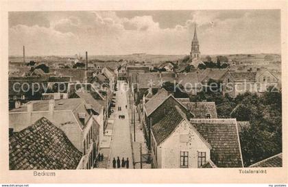 43155526 Beckum Westfalen Panorama Kirche Beckum Westfalen