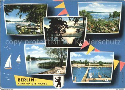 72069407 Berlin Wannsee Pfaueninsel Abendstimmung Havel Wannsee Strandbad