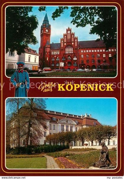 73177620 Koepenick Rathaus Schloss Denkmal Statue Hauptmann von Koepenick