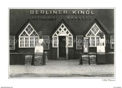 73335869 Wannsee Berliner Kindl Restaurant Wannsee