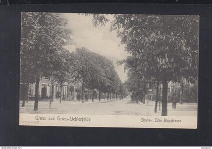 Dt. Reich AK Groß-Lichterfelde Drake-, Ecke Ringstrasse