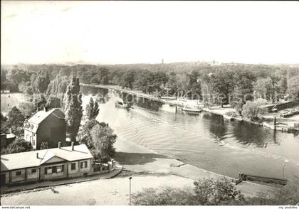 71983747 Bernburg Saale Blick auf die Saale