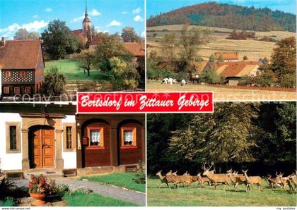 Bertsdorf-Hoernitz Kirchensemble Breiteberg SandsteintÃ¼rstock Wildgehege Possel