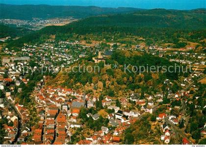 73214341 Biedenkopf Zentrum und Schloss Fliegeraufnahme Biedenkopf