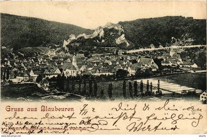 CPA AK Blaubeuren Gruss aus Blaubeuren GERMANY (897477)