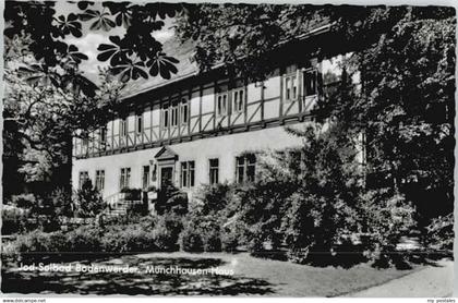 70129514 Bodenwerder Bodenwerder Muenchhausen-Haus *