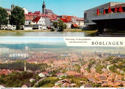 73833797 Boeblingen Panorama mit Kongresshalle Fliegeraufnahme Boeblingen