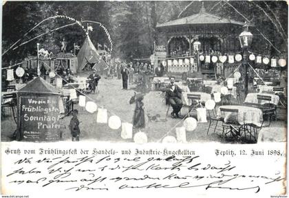 Teplitz - Frühlingsfest der Handels und Industrie Angestellten 1898