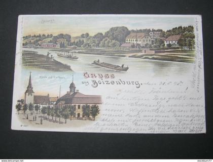 BOIZENBURG  , seltene Karte um 1898