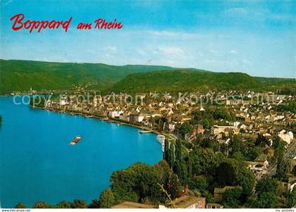 72933634 Boppard Rhein Fliegeraufnahme Boppard