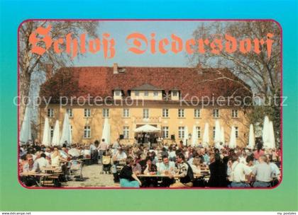 73209443 Diedersdorf Zossen Schloss Restaurant Gartenterrasse Diedersdorf Zossen