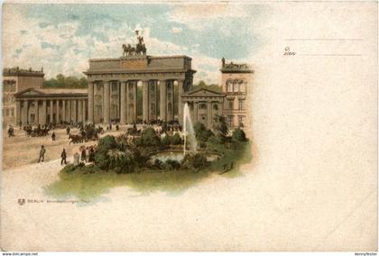 Berlin - Brandenburger Tor - Litho