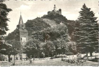 70113417 Braubach Rhein Braubach Burg Kirche x 1960