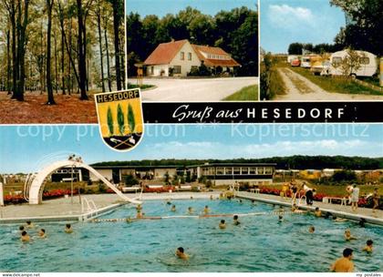 73842301 Hesedorf Bremervoerde Teilansichten Camping Schwimmbad Hesedorf Bremerv