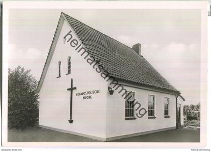 Bremervörde - Neuapostolische Kirche Rahlandsweg 11 - Foto-AK Grossformat ca. 1960