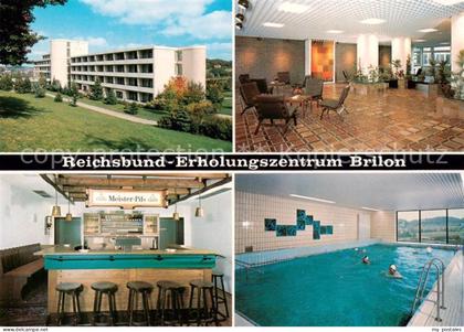 73860486 Brilon Reichsbund Erholungszentrum Brilon Foyer Bar Hallenbad Brilon