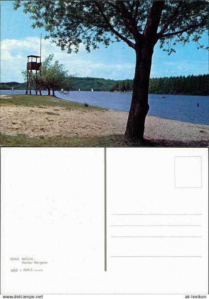 Ansichtskarte Brühl Heider Bergsee 1980