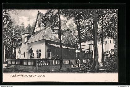 AK Bünde, Gasthaus Waldschlösschen