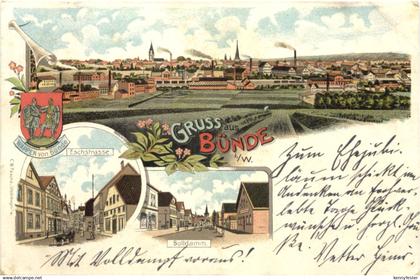 Gruss aus Bünde - Litho